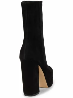 Stuart Weitzman Suede Platform Ankle Boots
