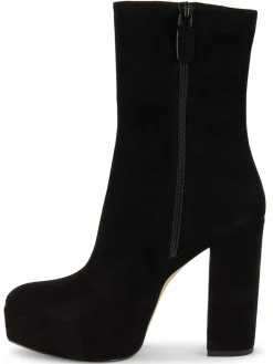 Stuart Weitzman Suede Platform Ankle Boots