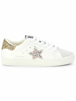 Vintage Havana Summer Star Patch Perforated Sneakers