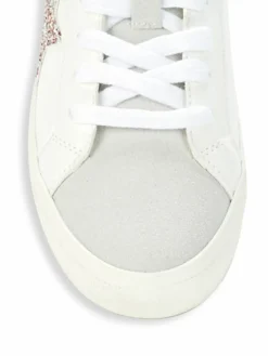 Vintage Havana Summer Star Patch Perforated Sneakers