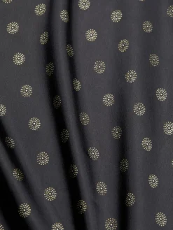 Women Vince Sun-Dot Satin Midi Skirt