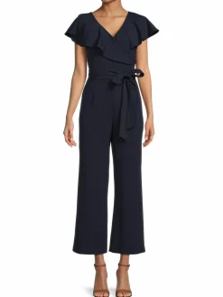 Women NANETTE nanette lepore Surplice Neckline Jumpsuit