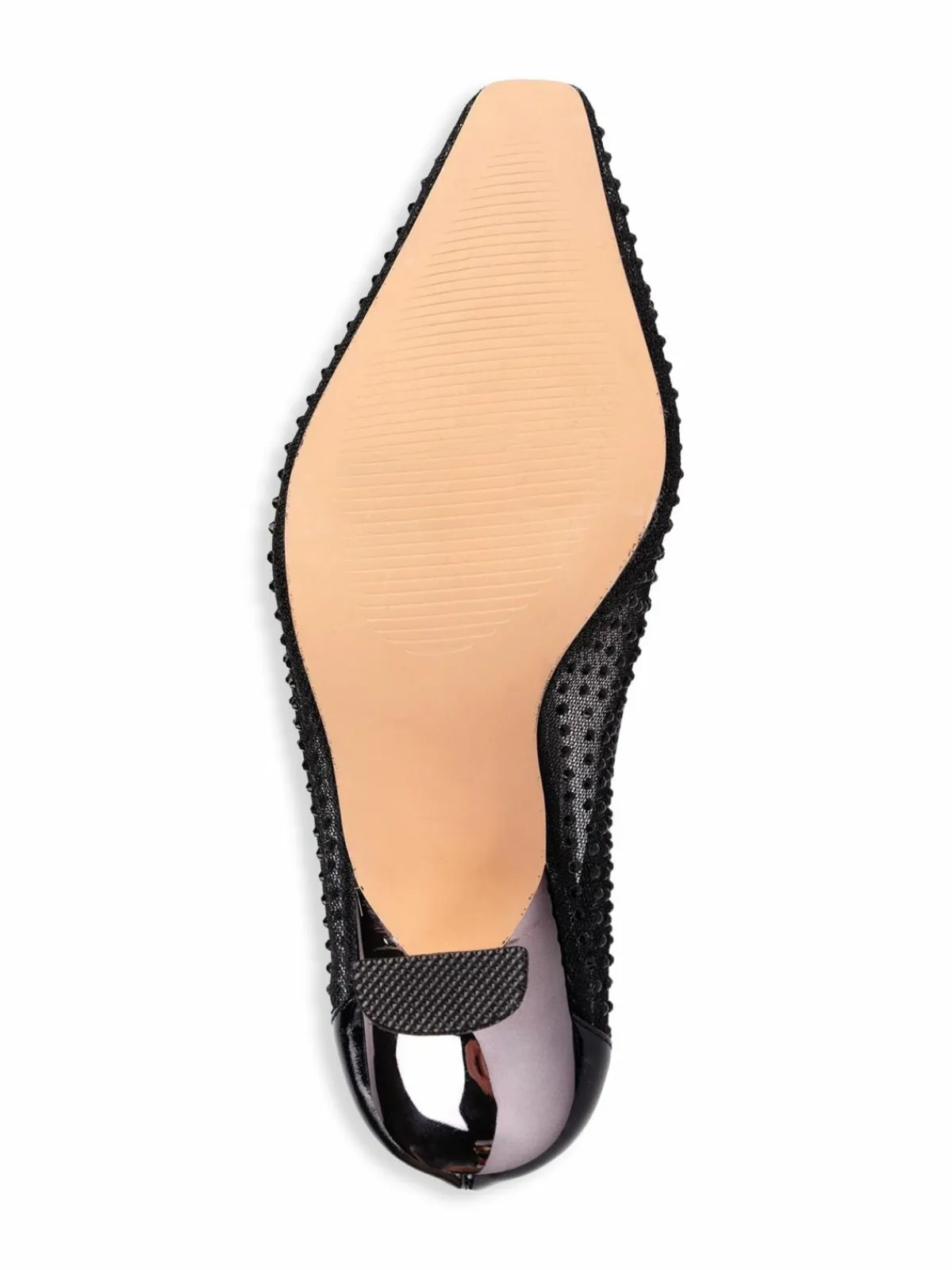 Lady Couture Sweet Rhinestone Embellished Mesh Pumps