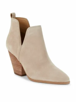 Marc Fisher LTD Tanilla Leather Cutout Ankle Boots
