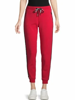 Women Karl Lagerfeld Paris Tape Logo Jogging Pants