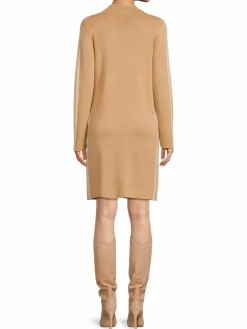 Women Saks Fifth Avenue Tape Sleeve Sweater Dress