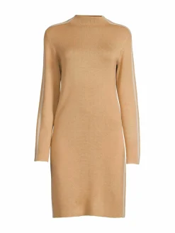Women Saks Fifth Avenue Tape Sleeve Sweater Dress