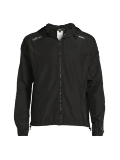 Versace Coats & Jackets|Tasky Taiana La Greca Hooded Zip Up Jacket Black