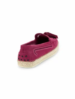 Tod's Tassel Espadrilles Suede Driving Loafers