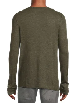 Zadig & Voltaire Cashmere|Teiss Slubbed Cashmere Sweater Khaki