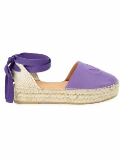 Valentino by Mario Valentino Tessa Leather Espadrilles