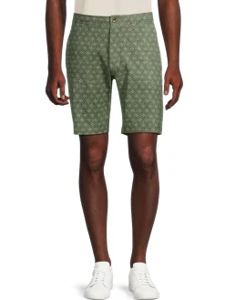 Good Man Brand Shorts|Textured Jersey Shorts Clover Green