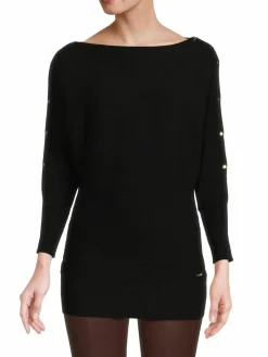 Women Ellen Tracy Textured Long Sweater