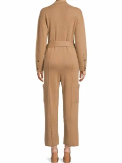 Women Naadam Textured Merino Wool Blend Jumpsuit