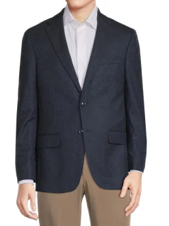 Tommy Hilfiger Blazers & Sportcoats|Textured Sportcoat Blue Brown