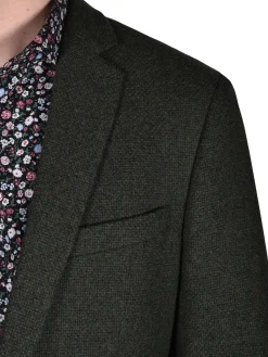 Original Penguin Blazers & Sportcoats|Textured Wool Blend Blazer Olive