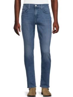 Joe's Jeans Jeans|The Asher Dark Wash High Rise Slim Fit Jeans Kettle Blue