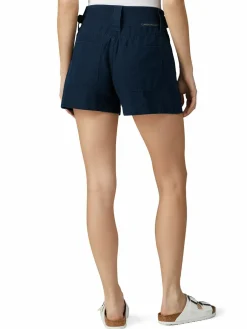 Women Current Elliot The Baro Cotton & Linen Shorts