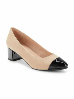 Cole Haan The Go To Cap Toe Suede Pumps