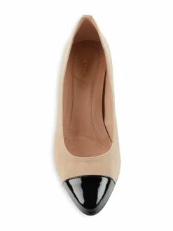 Cole Haan The Go To Cap Toe Suede Pumps