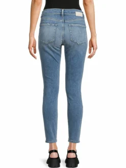 Women Current Elliot The Stiletto Mid Rise Ankle Jeans