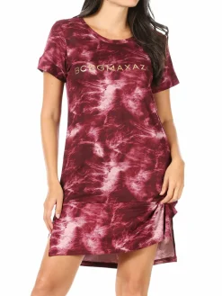 Women BCBGMAXAZRIA Tie Dye Pj Shirt Dress