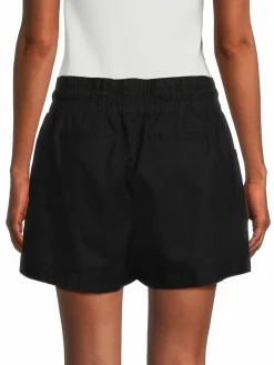 Women Saks Fifth Avenue Tie Waist Linen Blend Shorts