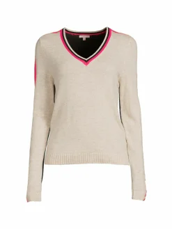 Women Lisa Todd Tipped Wool & Cashmere Sweater