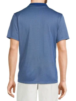 Perry Ellis Polos|Tipped Zip Polo