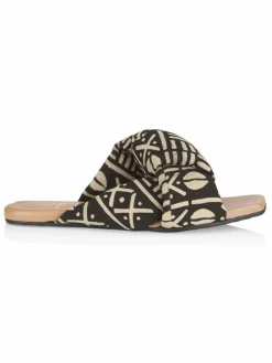 Brother Vellies Togo Printed Slide Sandals