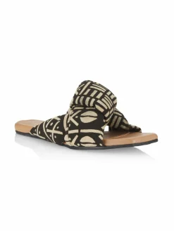 Brother Vellies Togo Printed Slide Sandals