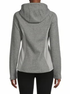 Women Spyder Tone On Tone Textured Hooded Jacket