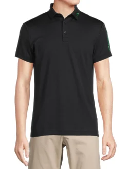 J.Lindeberg Activewear|Tour Tech Regular Fit Polo Black