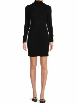 Women Renee C. Turtleneck Bodycon Mini Sweater Dress