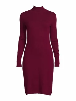 Women Sofia Cashmere Turtleneck Cashmere Sweater Dress