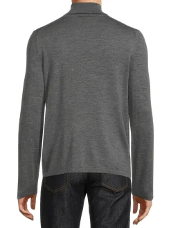 Vince Cashmere|Turtleneck Sweater Heather Grey