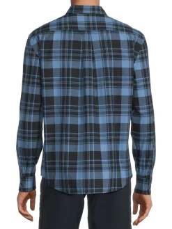 Billy Reid Casual Button-Down Shirts|Tuscumbia Standard Fit Plaid Shirt