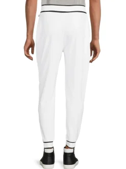 BOSS Loungewear, Sleepwear & Robes|Two Tone Logo Joggers White
