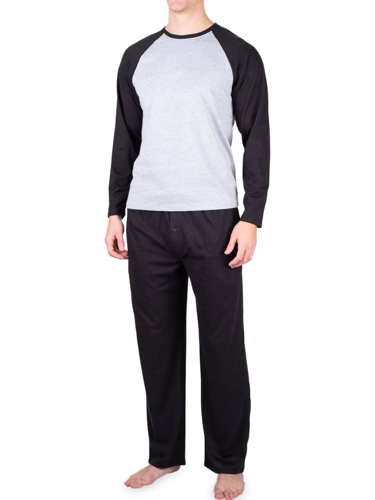 SLEEPHERO Loungewear, Sleepwear & Robes|Two-Piece Colorblock T-Shirt & Pants Set Light Heat