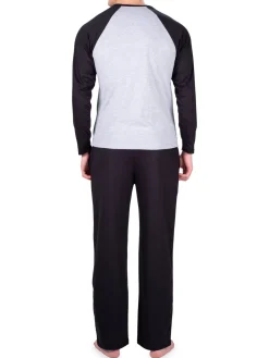 SLEEPHERO Loungewear, Sleepwear & Robes|Two-Piece Colorblock T-Shirt & Pants Set Light Heat