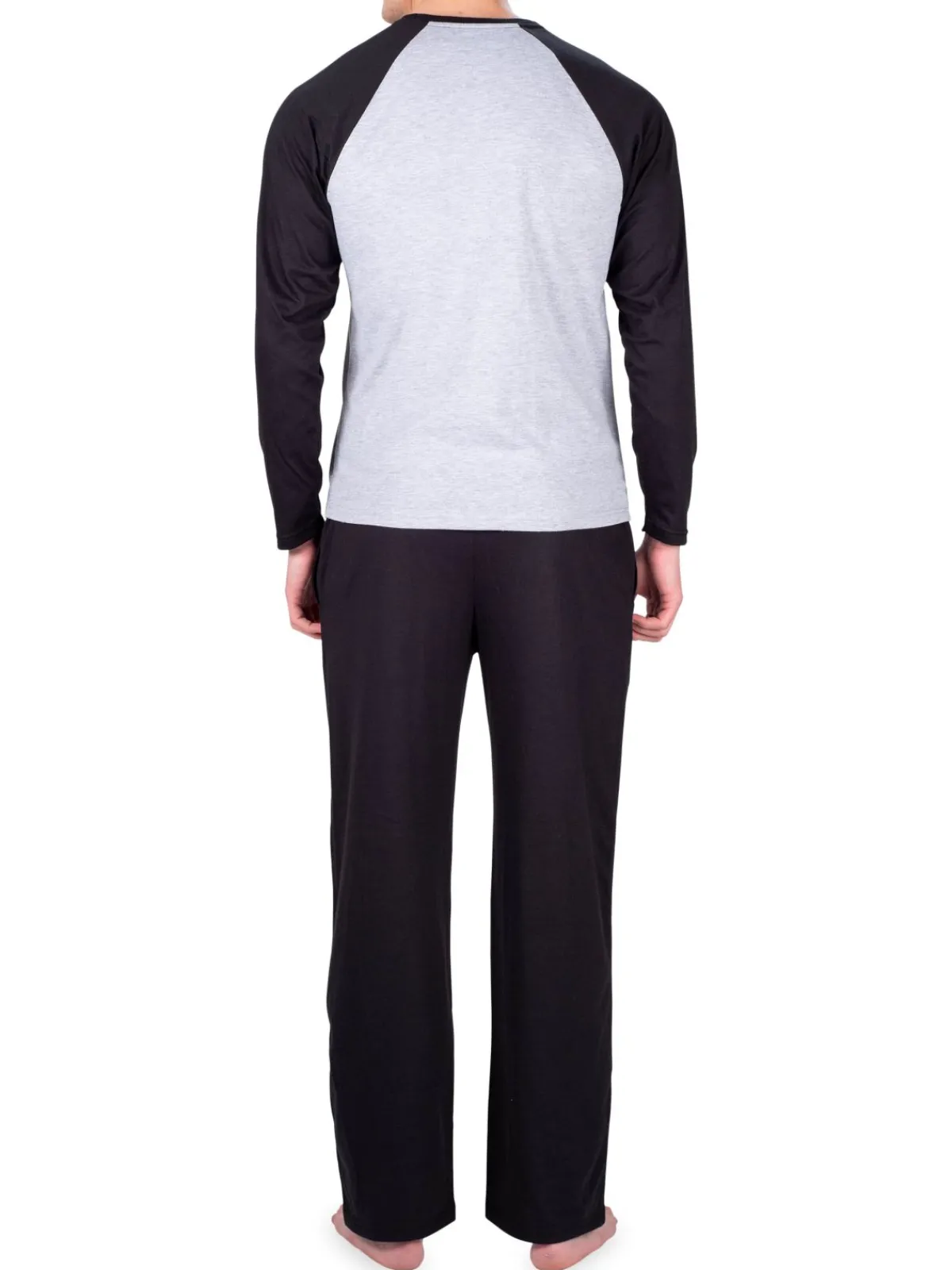 SLEEPHERO Loungewear, Sleepwear & Robes|Two-Piece Colorblock T-Shirt & Pants Set Light Heat