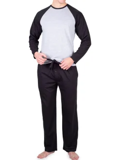 SLEEPHERO Loungewear, Sleepwear & Robes|Two-Piece Colorblock T-Shirt & Pants Set Light Heat