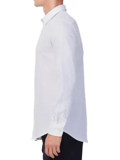 Hyden Yoo Linen|Tyler Linen Blend Sport Shirt White