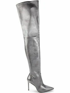 Stuart Weitzman Ultrasturt Metallic Leather Over The Knee Boots