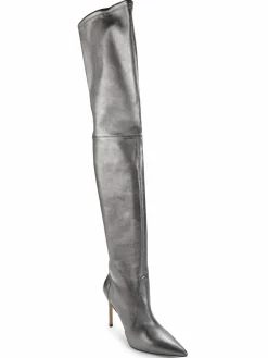 Stuart Weitzman Ultrasturt Metallic Leather Over The Knee Boots