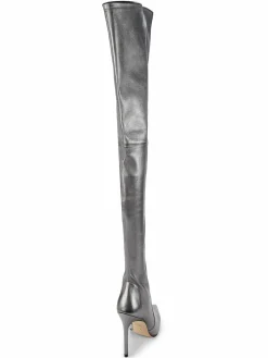 Stuart Weitzman Ultrasturt Metallic Leather Over The Knee Boots