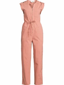 Women ba&sh Utilitarian Cinch Zip Jumpsuit