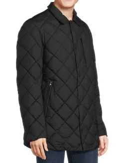 Save the Duck Coats & Jackets|Uwe Hooded Puffer Jacket Black