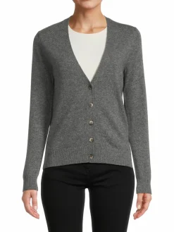 Women Amicale V Neck Cashmere Cardigan