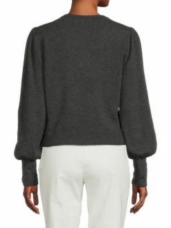 Women Frame V Neck Cashmere Sweater
